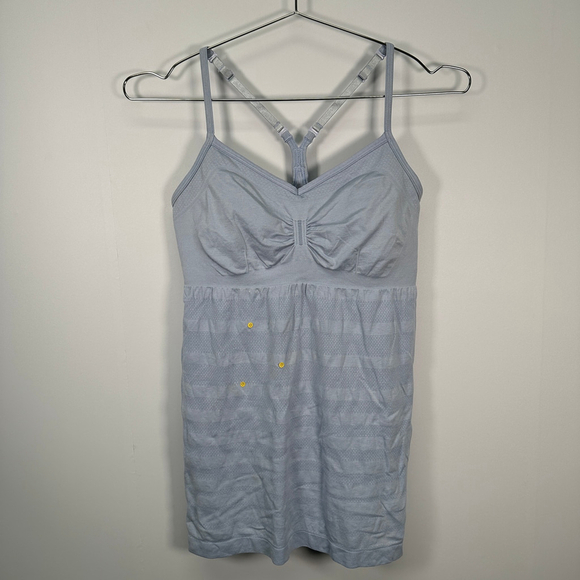 Lululemon Y-back‎ Light Blue Tank Top 10 - Picture 2 of 5